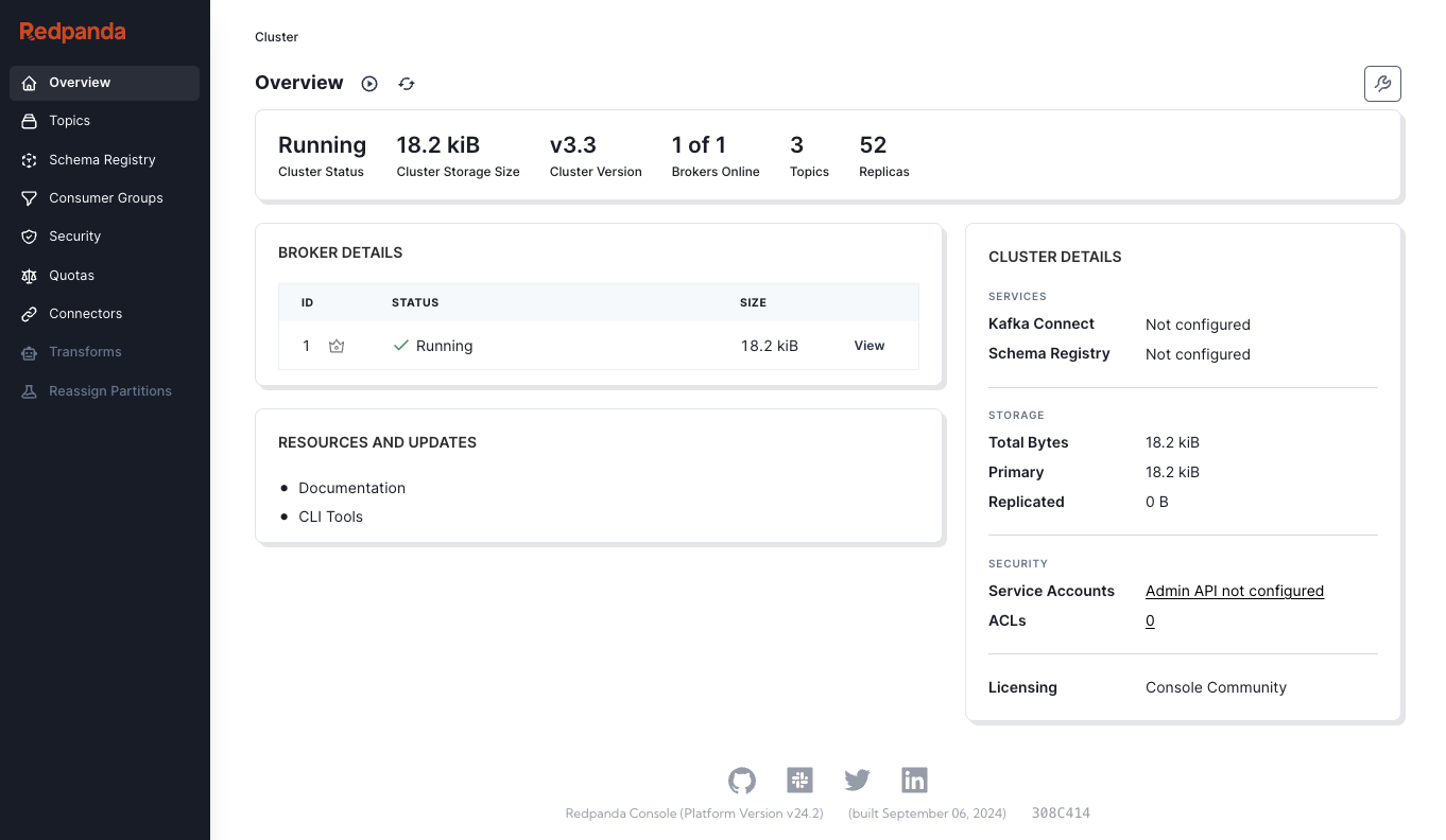 Tutorial Docker Arranging Kafka Delan UI Manager (Redpanda Console)