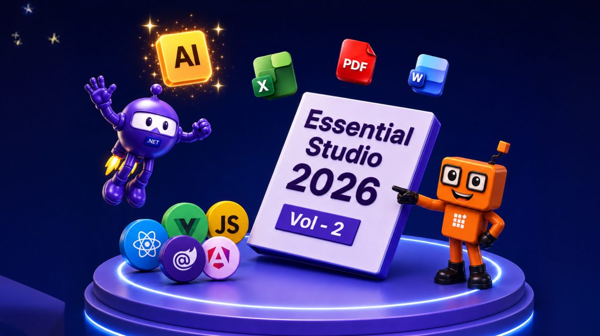 Yang Baru di Syncfusion Essential Studio 2026 Volume 2: Fitur AI, SDK Baru, dan Komponen Lebih Cepat